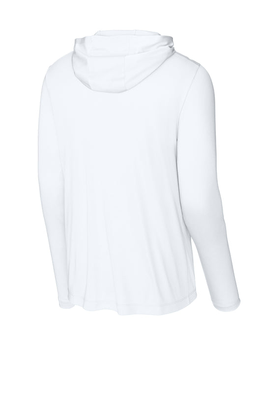 LHS Wrestling White Sport-Tek® Hooded Long Sleeve PosiCharge