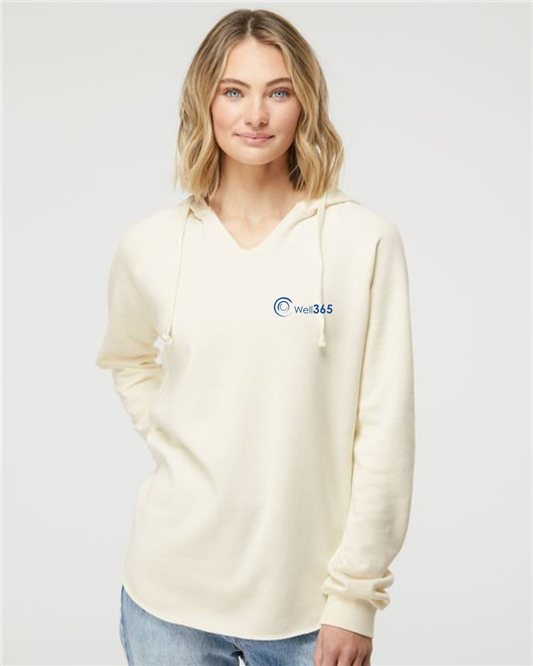 Independent Trading Co. - Women’s Lightweight California Wave Wash Hooded Sweatshirt
