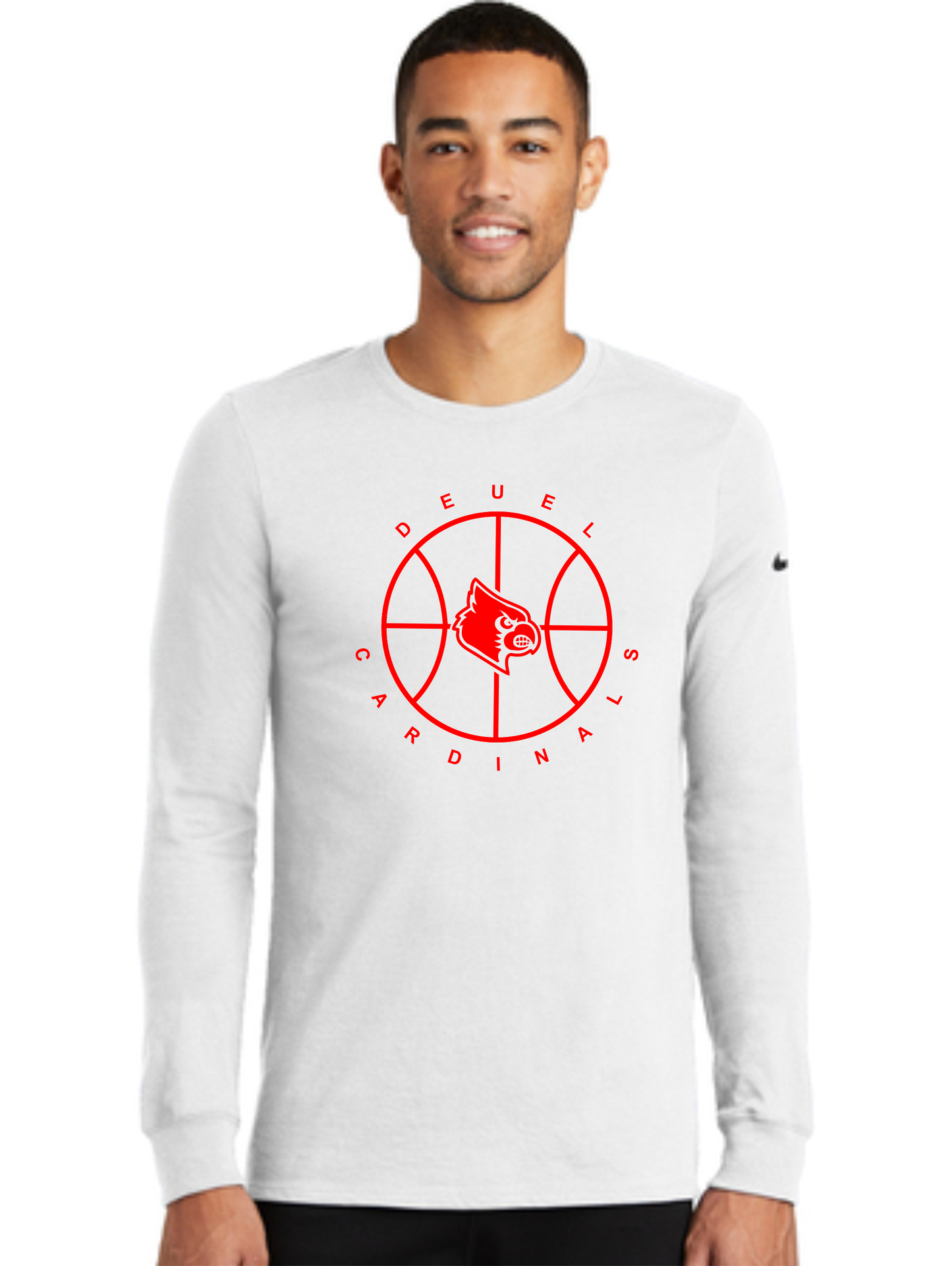 B-Ball Nike Dri-FIT Cotton/Poly Long Sleeve