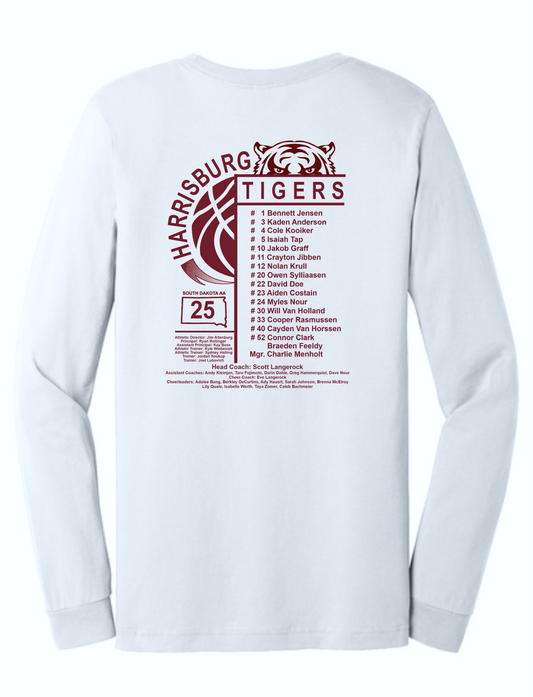 BELLA+CANVAS - Unisex Jersey Long Sleeve Tee (front + back)