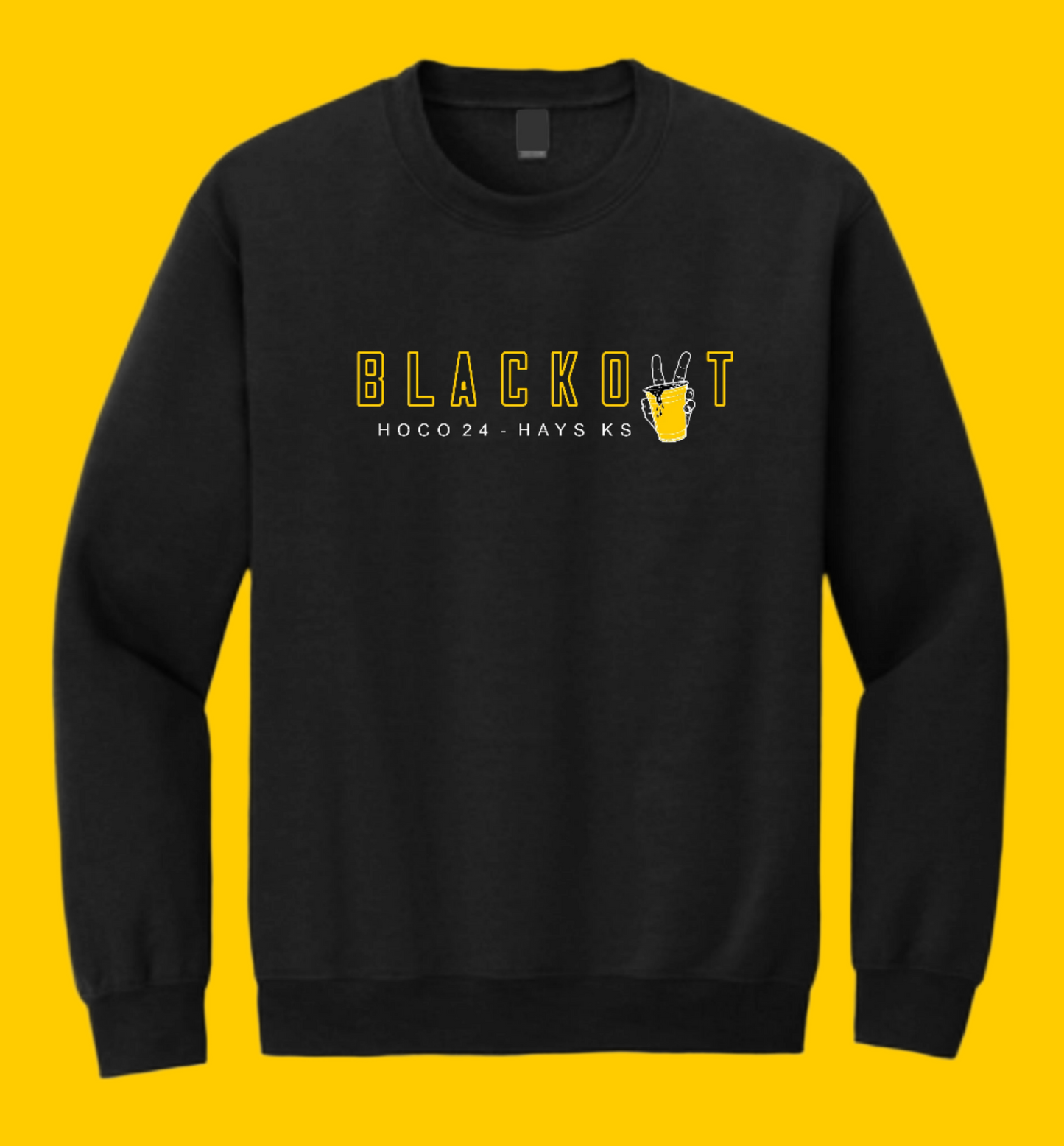 Hays Hoco Blackout Crewneck Sweatshirt