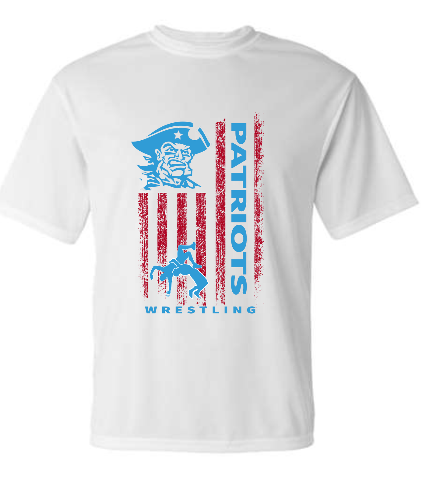 LHS Wrestling White Sport-Tek® PosiCharge® Competitor™ Tee