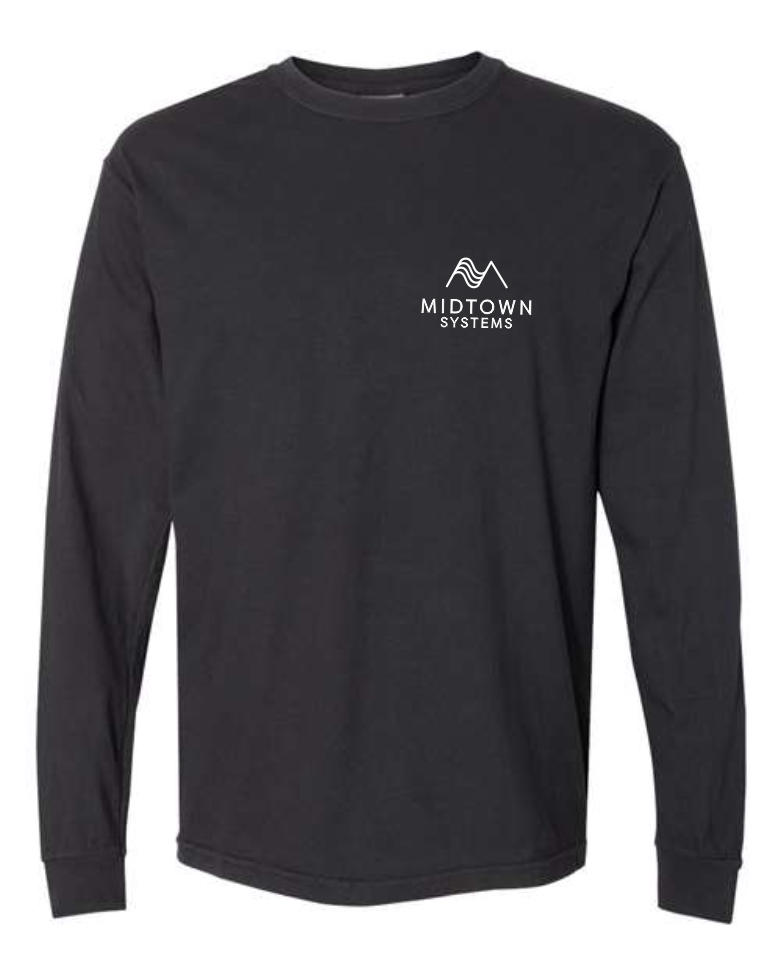 Midtown Black Comfort Colors LongSleeve