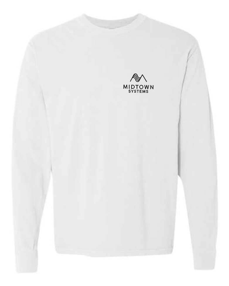 Midtown White Comfort Colors LongSleeve