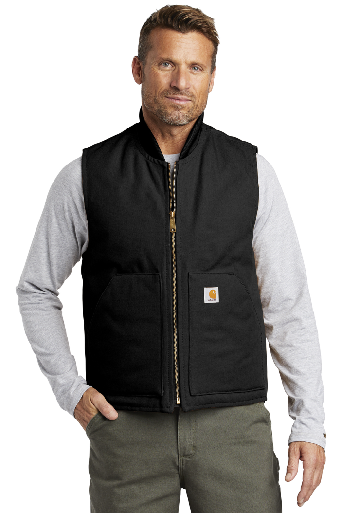 Midtown Black Carhartt Duck Vest