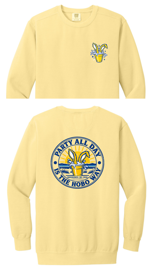 VACA-Comfort Colors RingSpun Crewneck Sweatshit (FRONT&BACK)