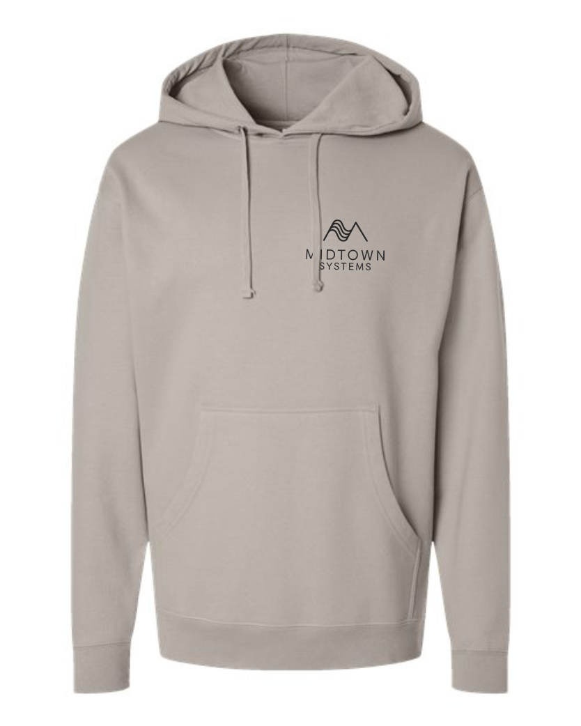 Midtown Cement Independent Mid-Weight Hooded Sweatshirt