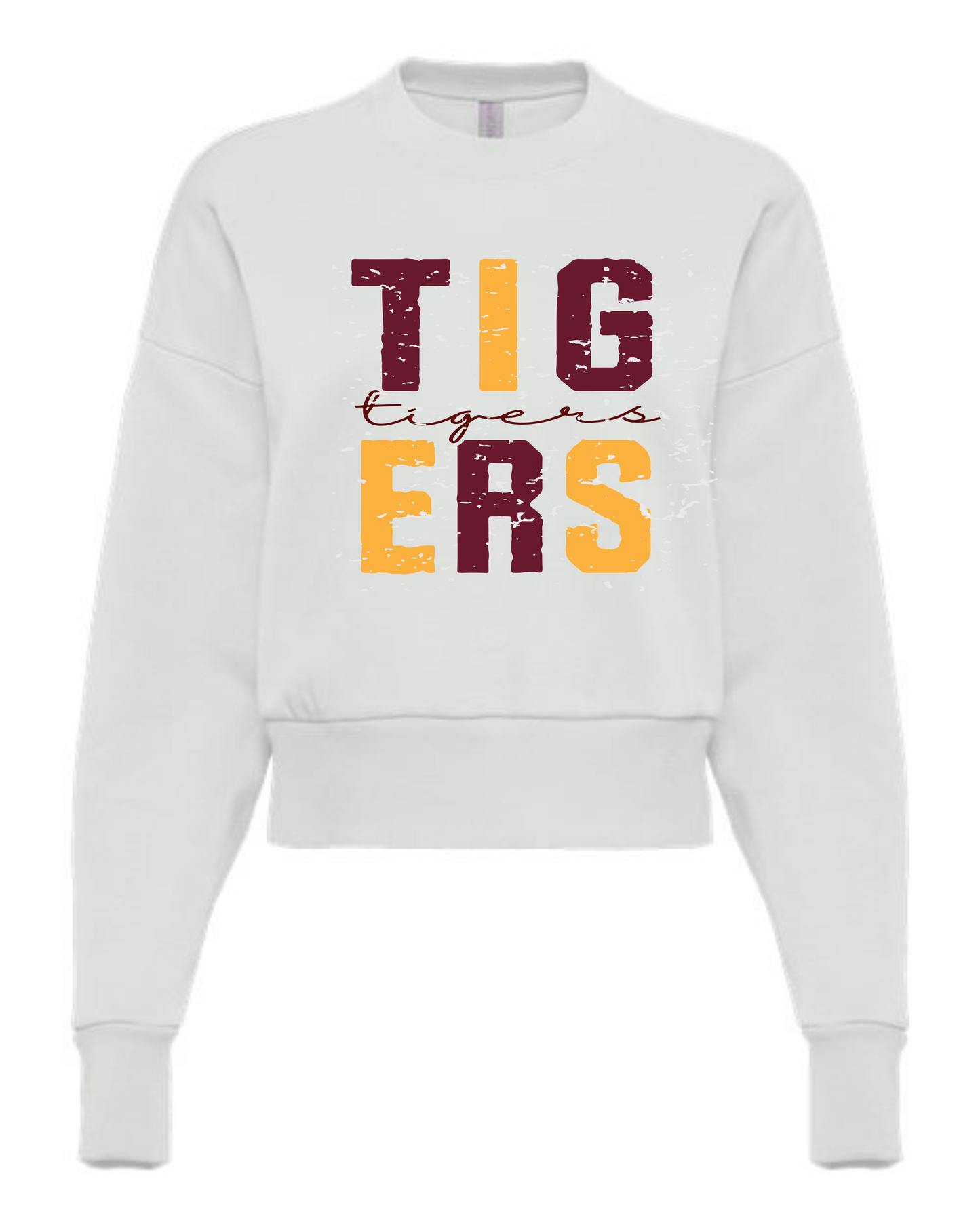 Next Level - Bone - Women's Heavyweight Crewneck Sweatshirt (A)