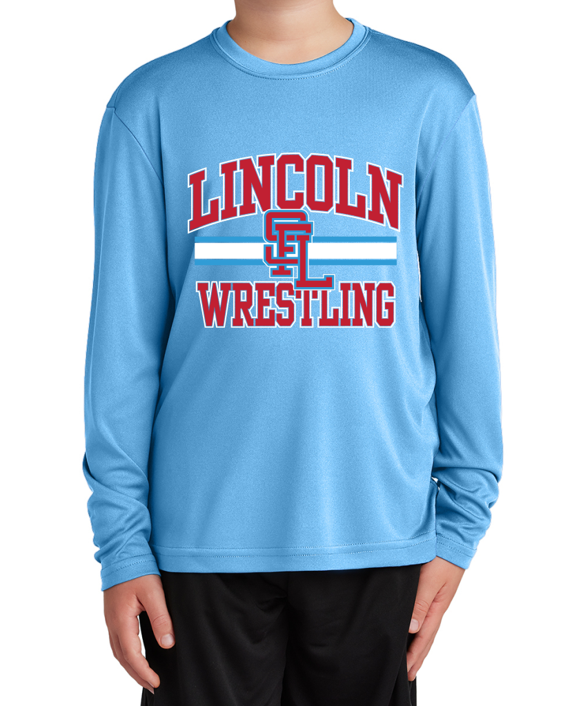 LHS Wrestling Youth Carolina Sport Tek Posi-Charge LS