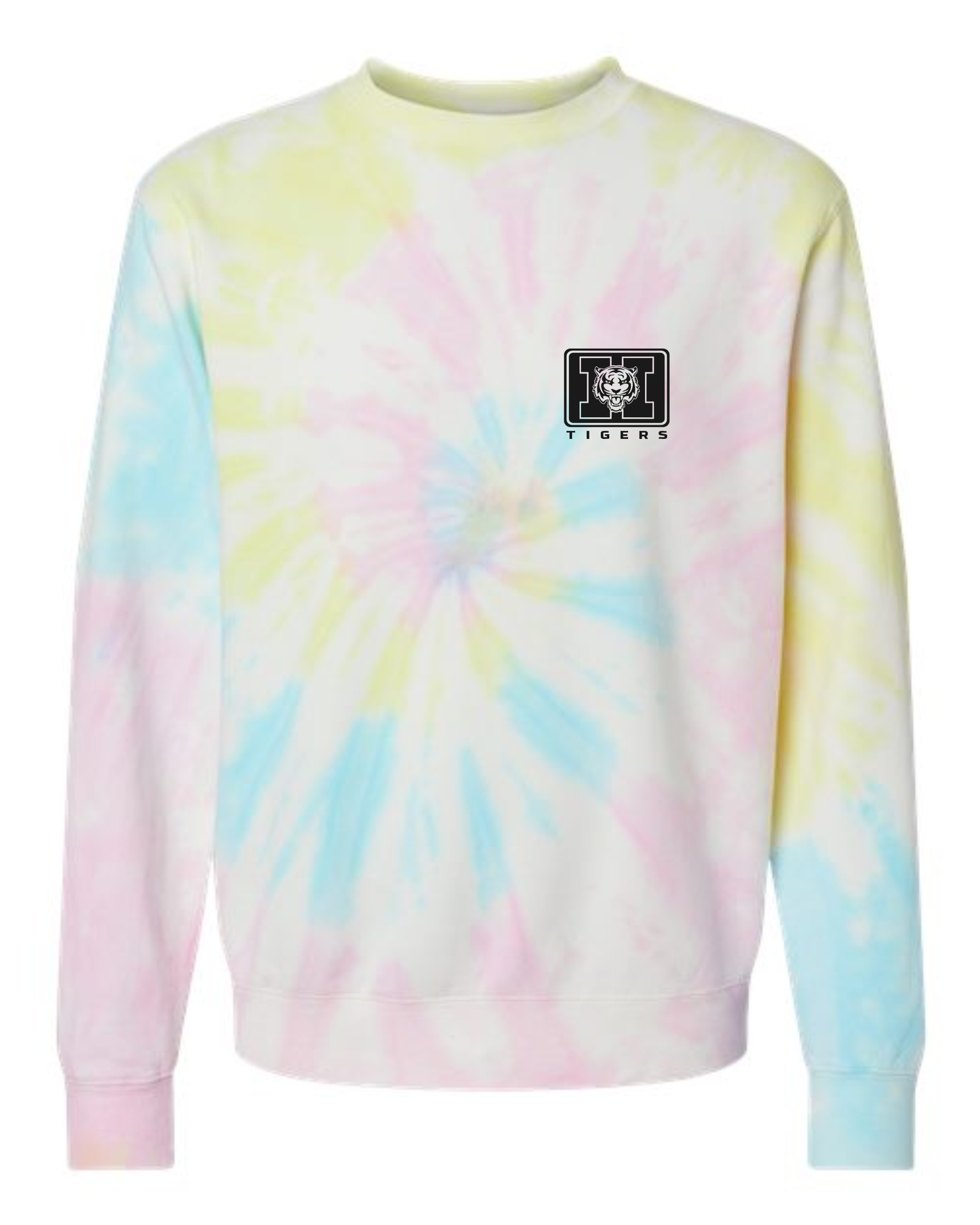 Independent Trading Co. - Midweight Tie-Dyed Crewneck Sweatshirt (A)
