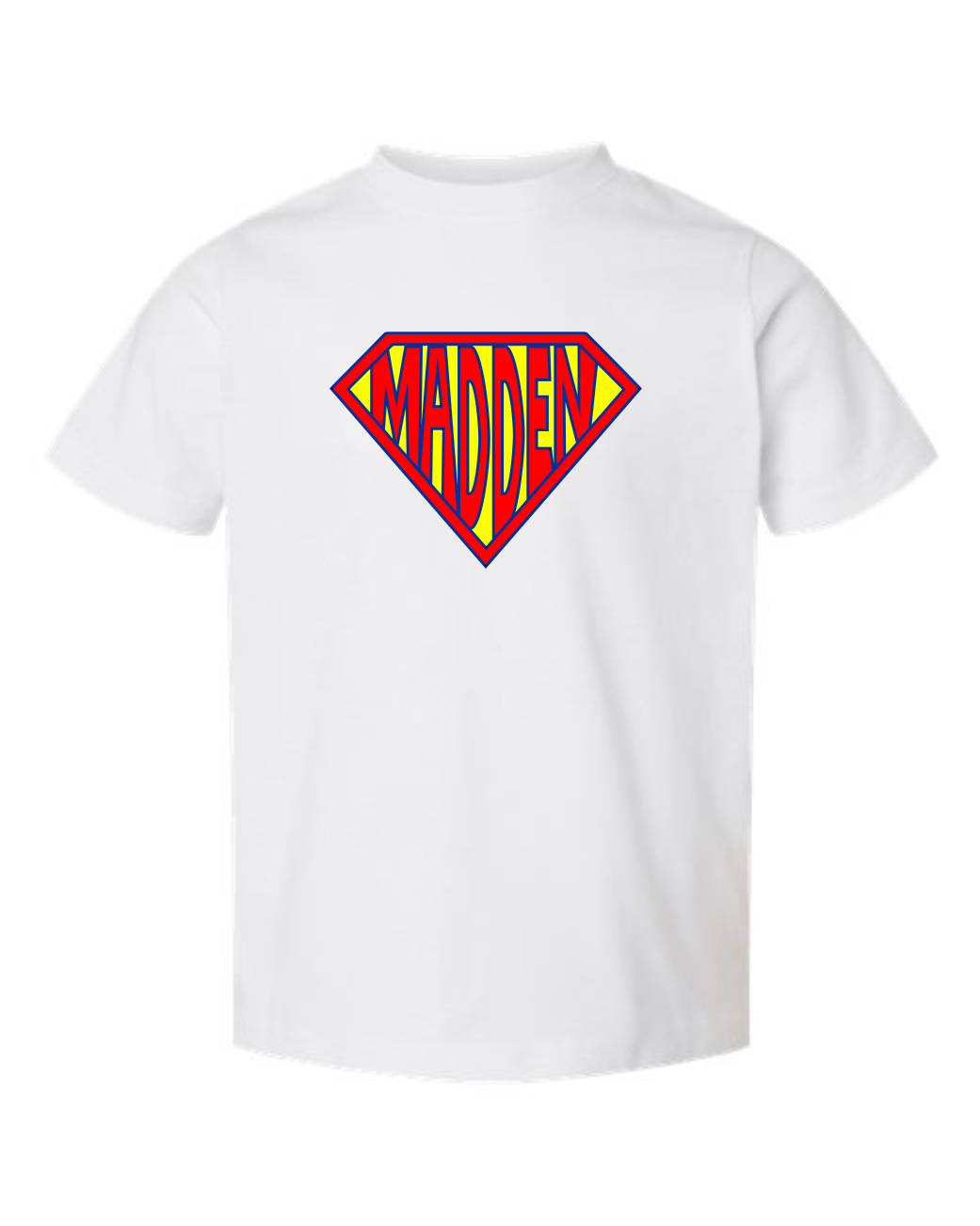Superhero Madden - Toddler Rabbit Skins T-Shirt