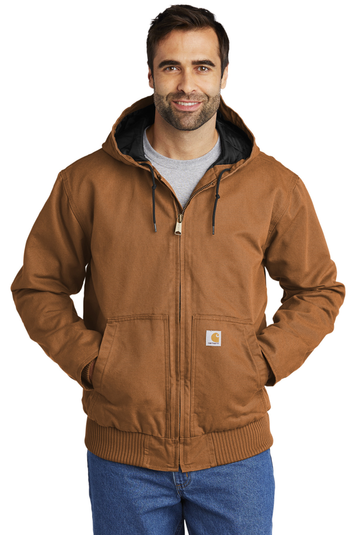 Midtown Brown Carhartt Washed Duck Active Jacket