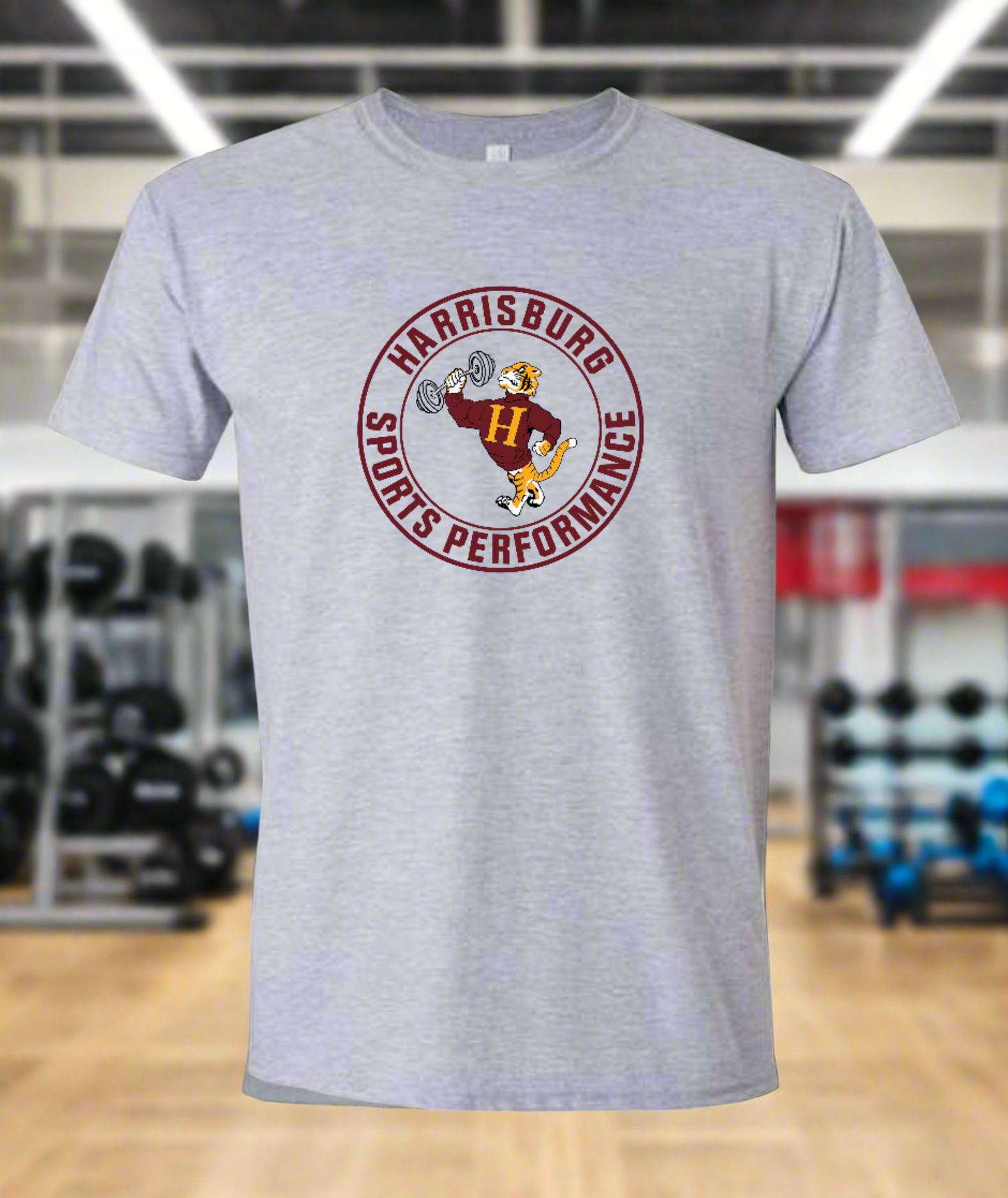 HHS Sports Performance Retro T-Shirt - Sport Grey
