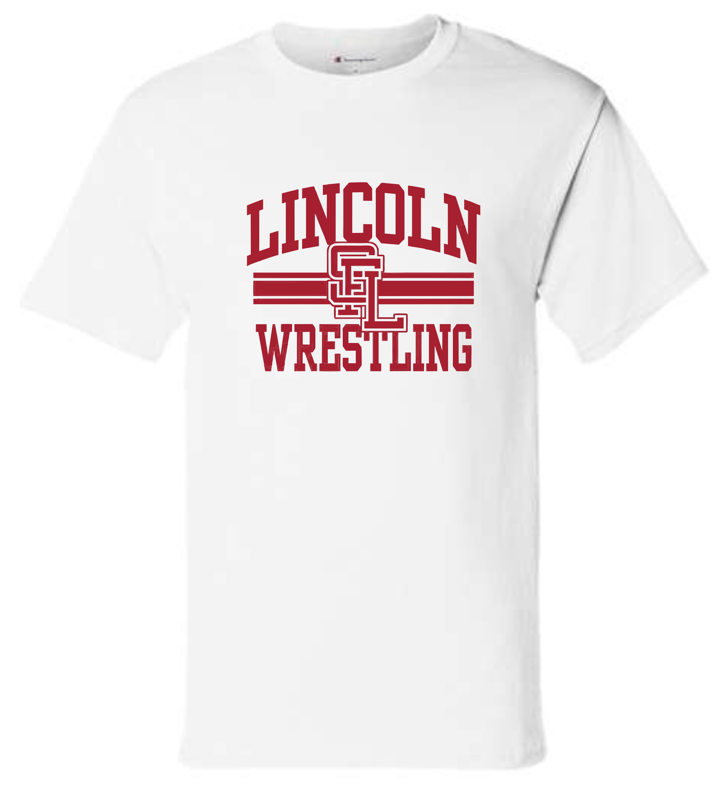 LHS Wrestling - White Champion T-Shirt