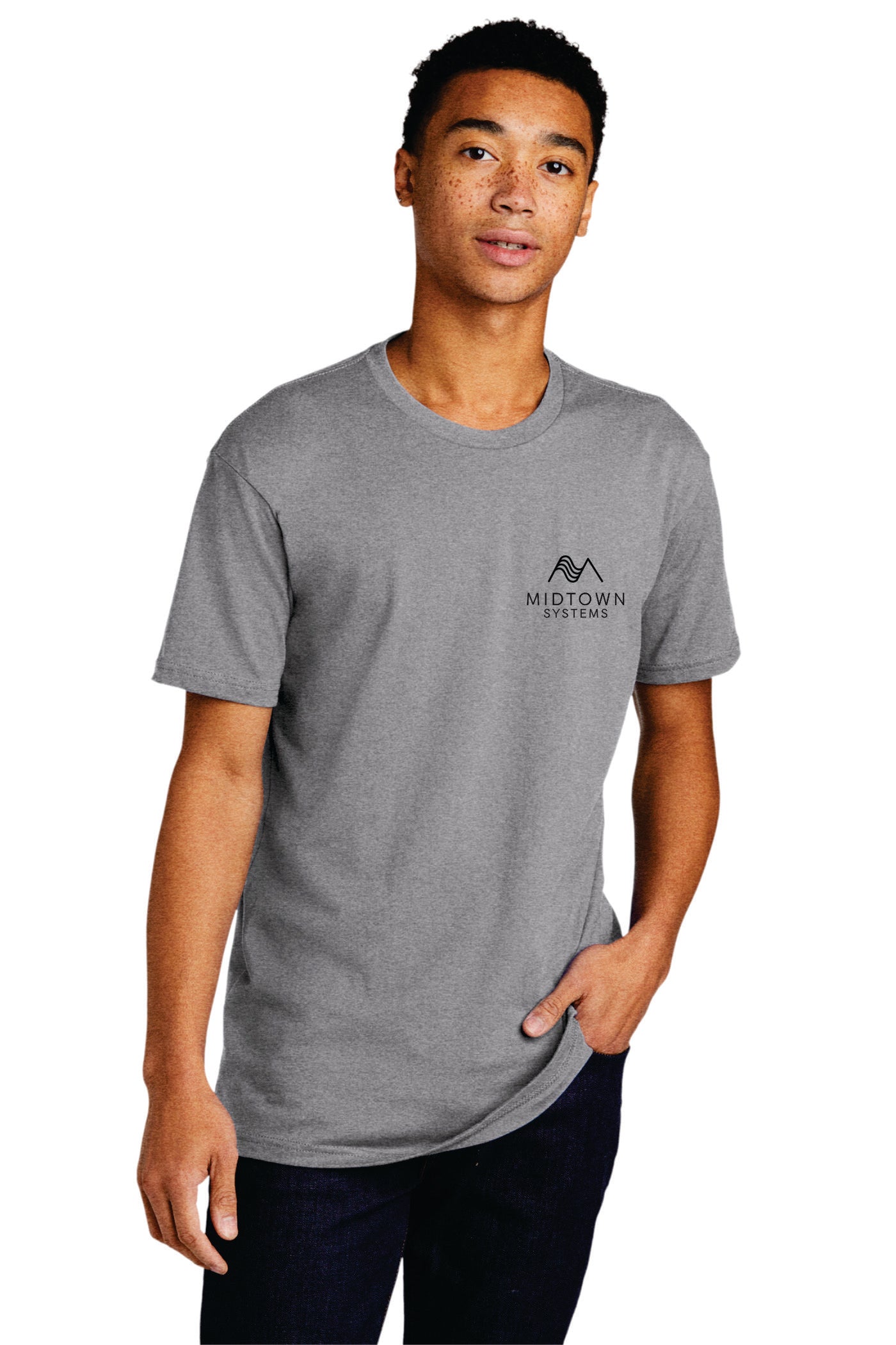 Midtown Next Level Heather Gray T-Shirt
