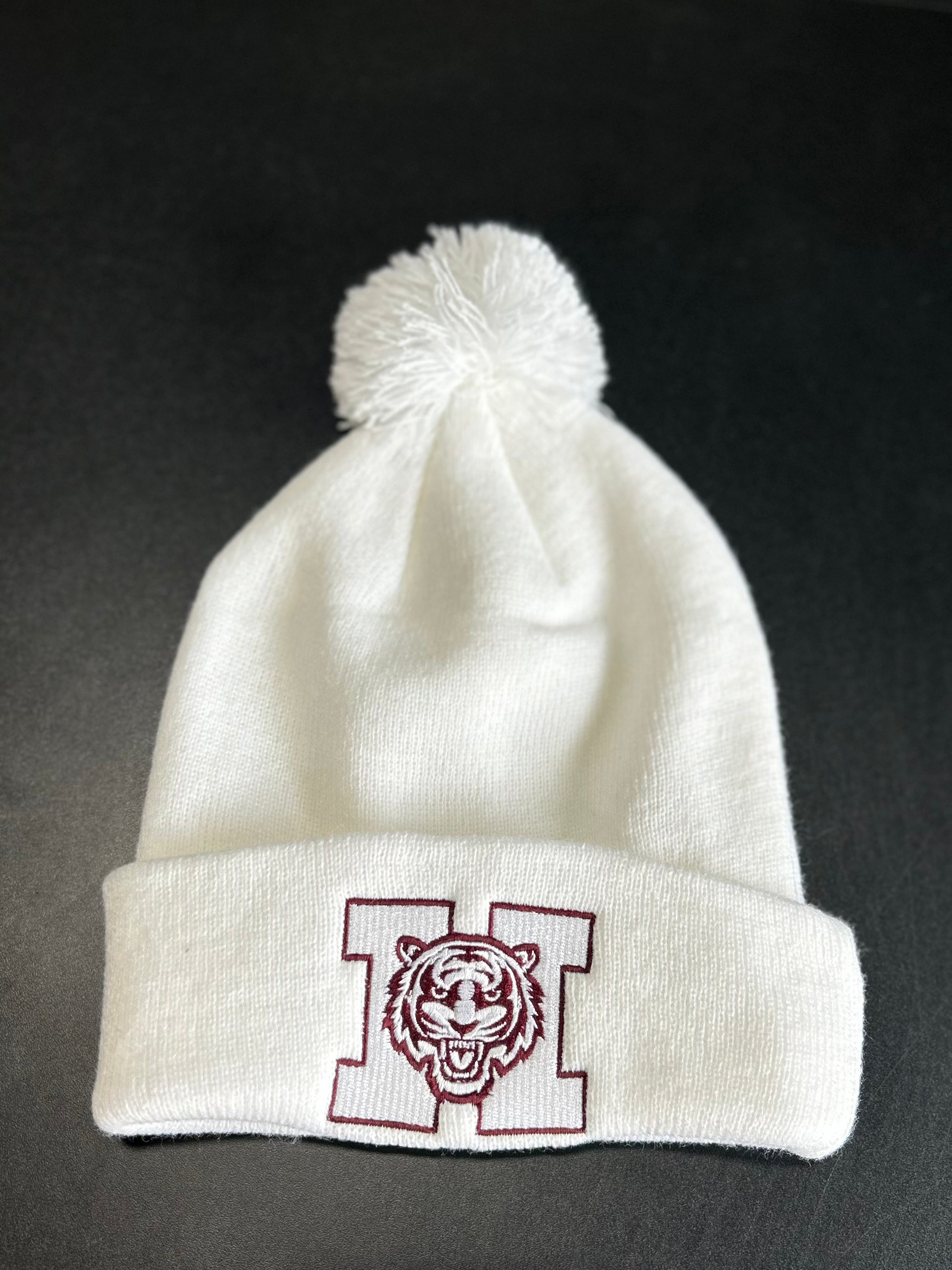 White Harrisburg Stocking Hat