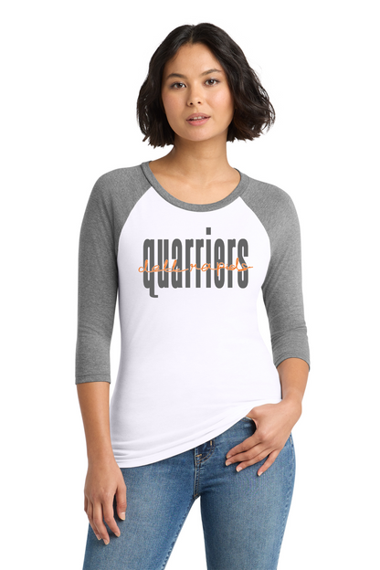 District® Women’s Perfect Tri® 3/4-Sleeve Raglan