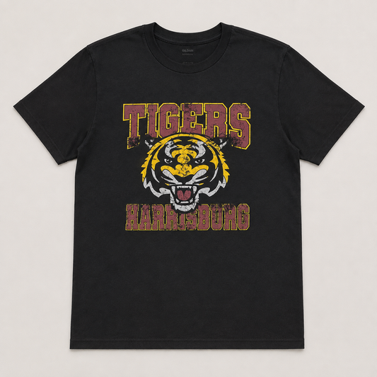 Harrisburg Tigers Distressed - Gildan Softstyle T-Shirt
