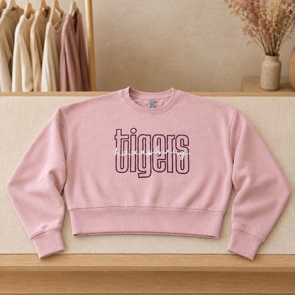 Harrisburg GTA - Womens MID-Crop Next Level Heavyweight Sweatshirt