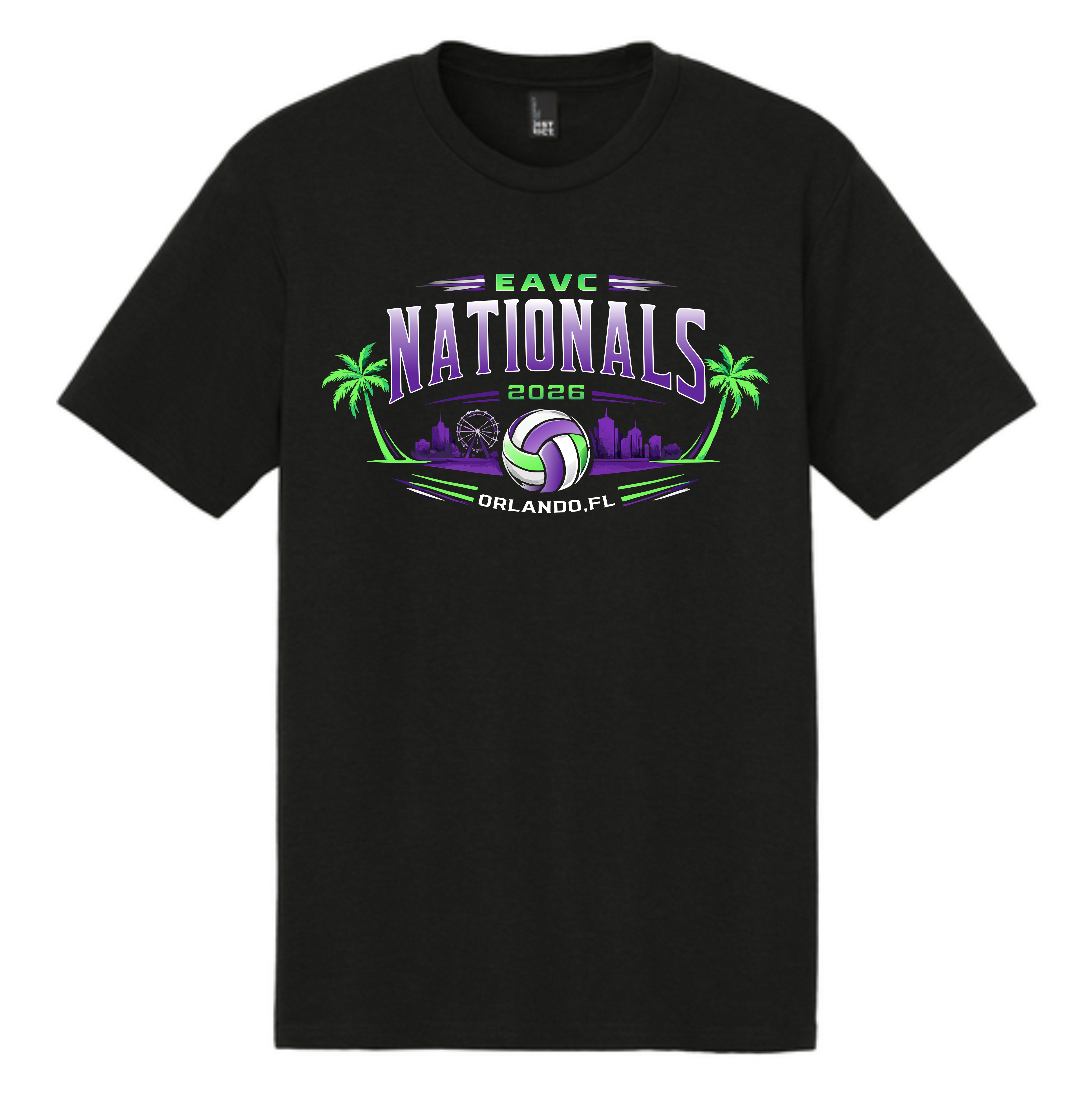 District Perfect Tri-Blend T-Shirt (Front&Back)