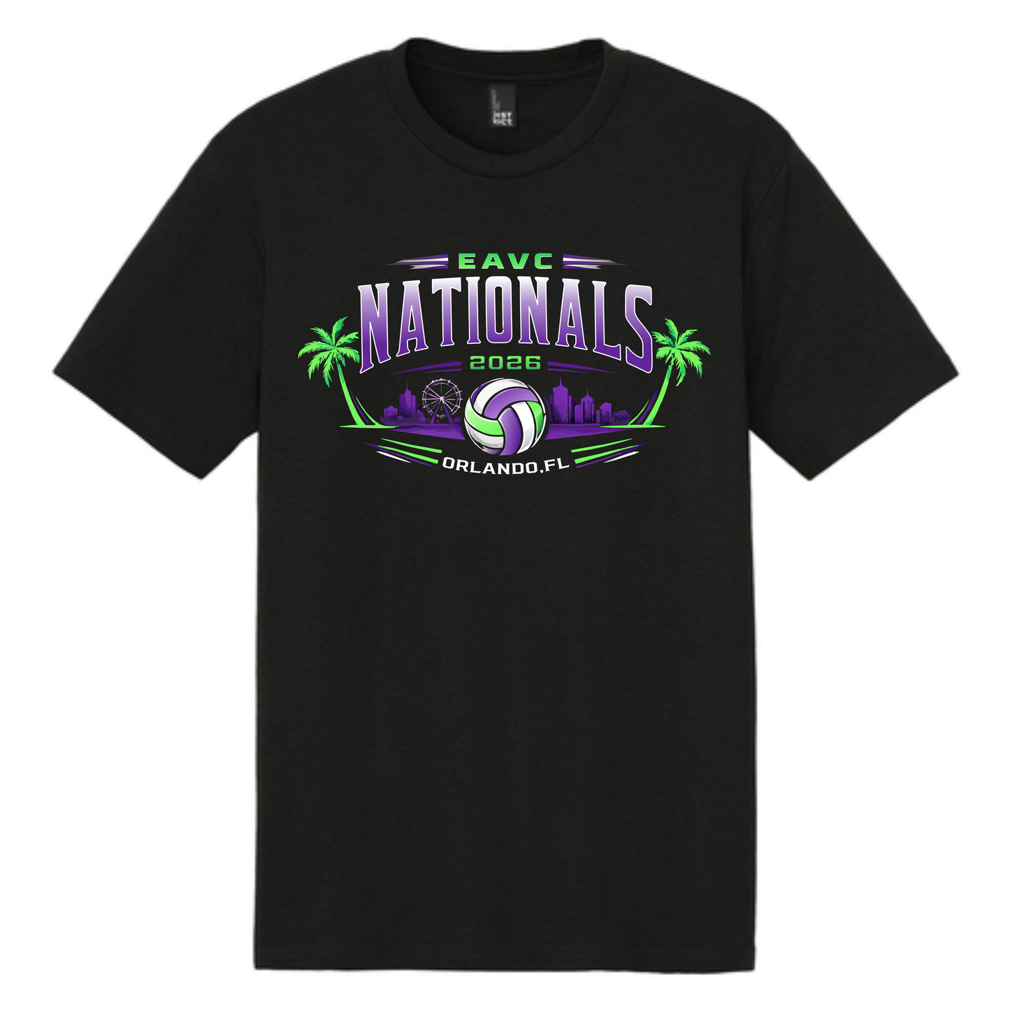 District Perfect Tri-Blend T-Shirt (Front&Back)