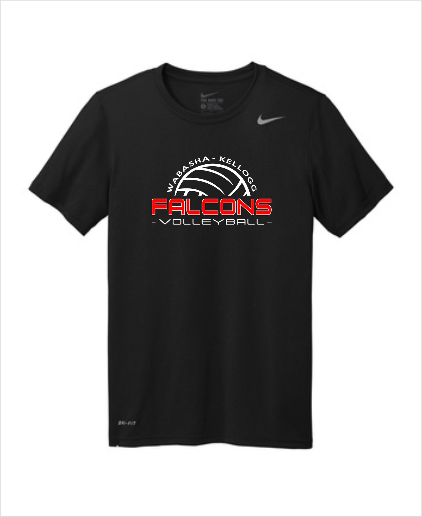 Black Nike Cotton/Poly Dry-Fit