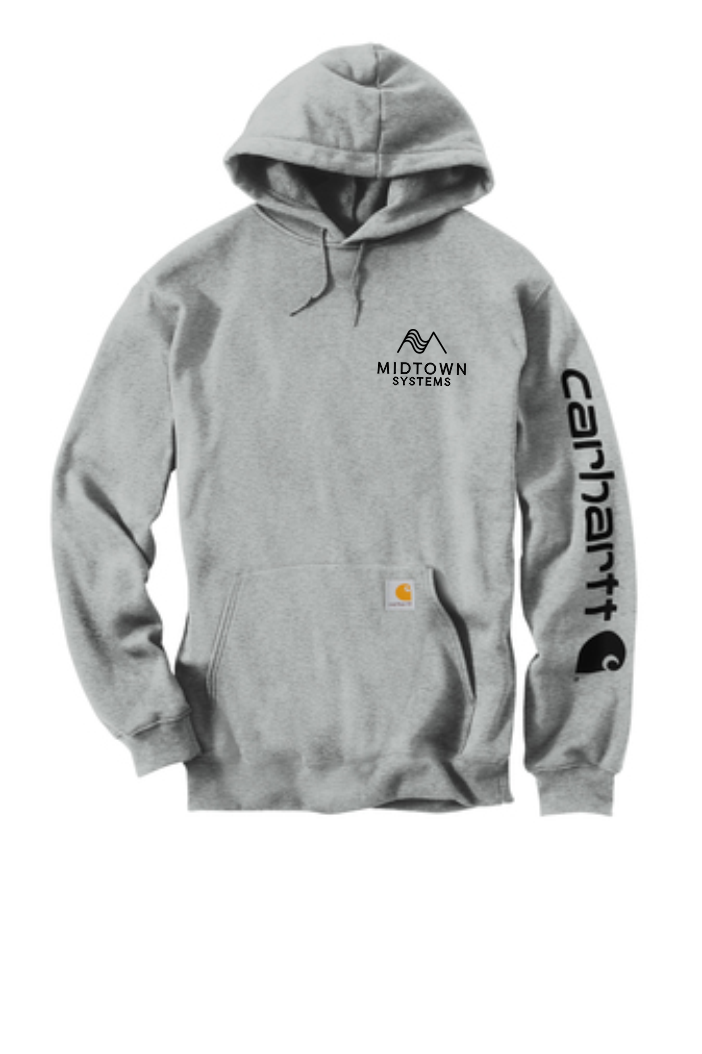 Midtown Grey Carhartt Hooded Sweatshirt