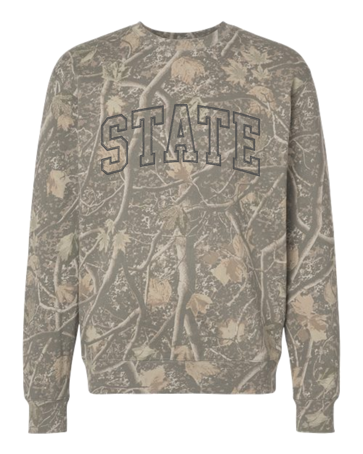 STATE CAMO - Independent Trading Co. - Heavyweight Crewneck Sweatshirt