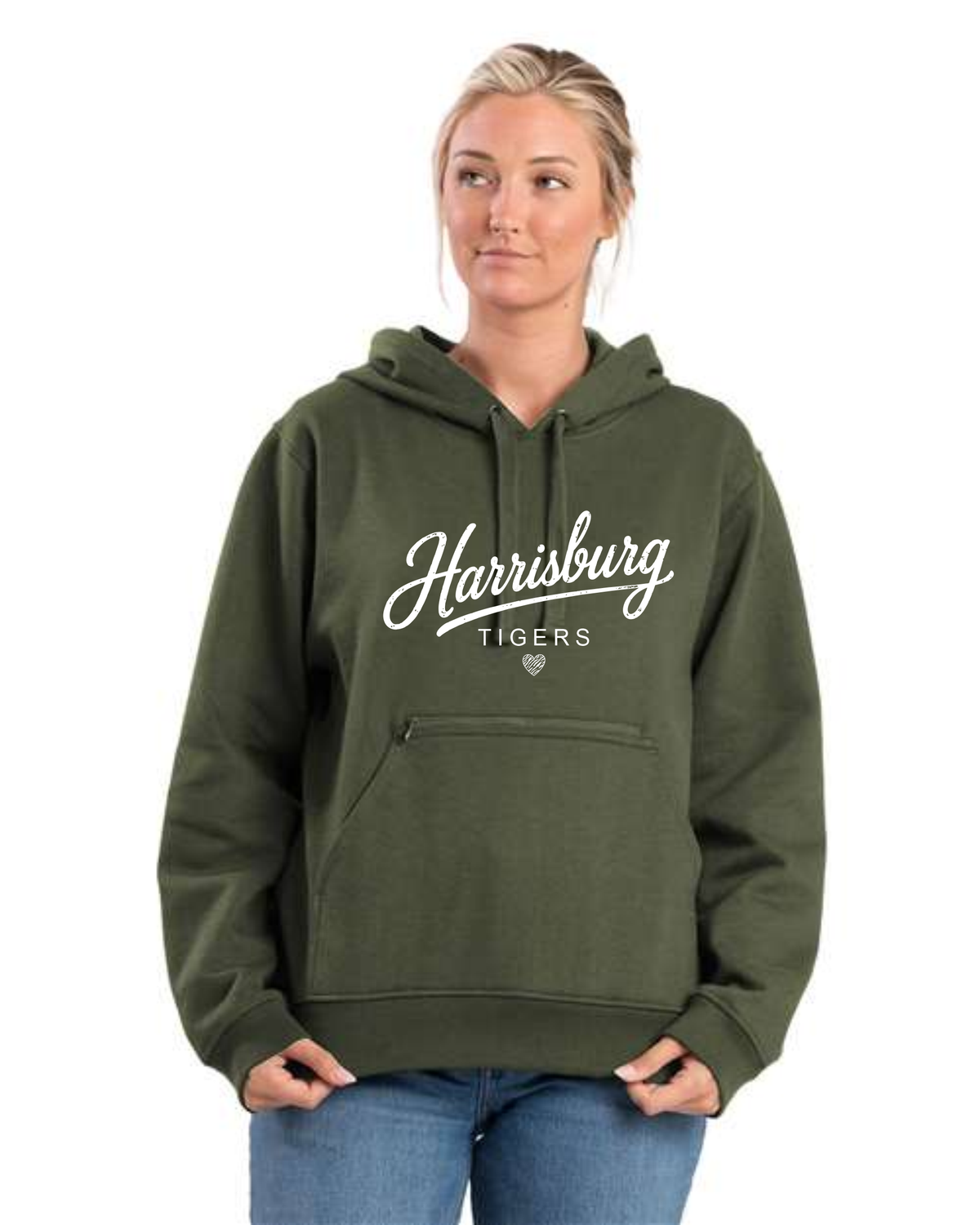 # Women's Heritage Zippered Pocket Hooded Sweatshirt