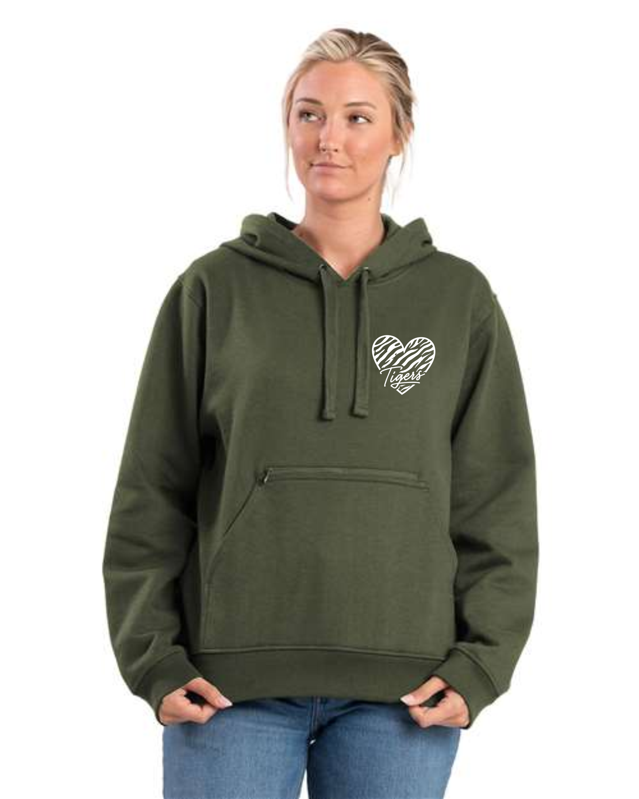 # Women's Heritage Zippered Pocket Hooded Sweatshirt