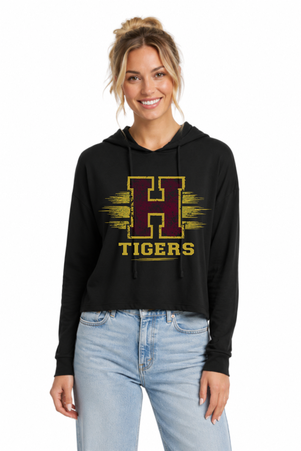 # District Women’s Perfect Tri Midi Long Sleeve Hoodie
