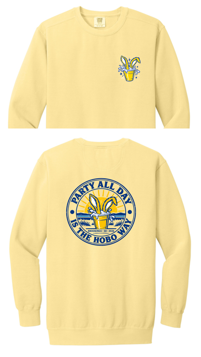 VACA-Comfort Colors RingSpun Crewneck Sweatshit (FRONT&BACK)