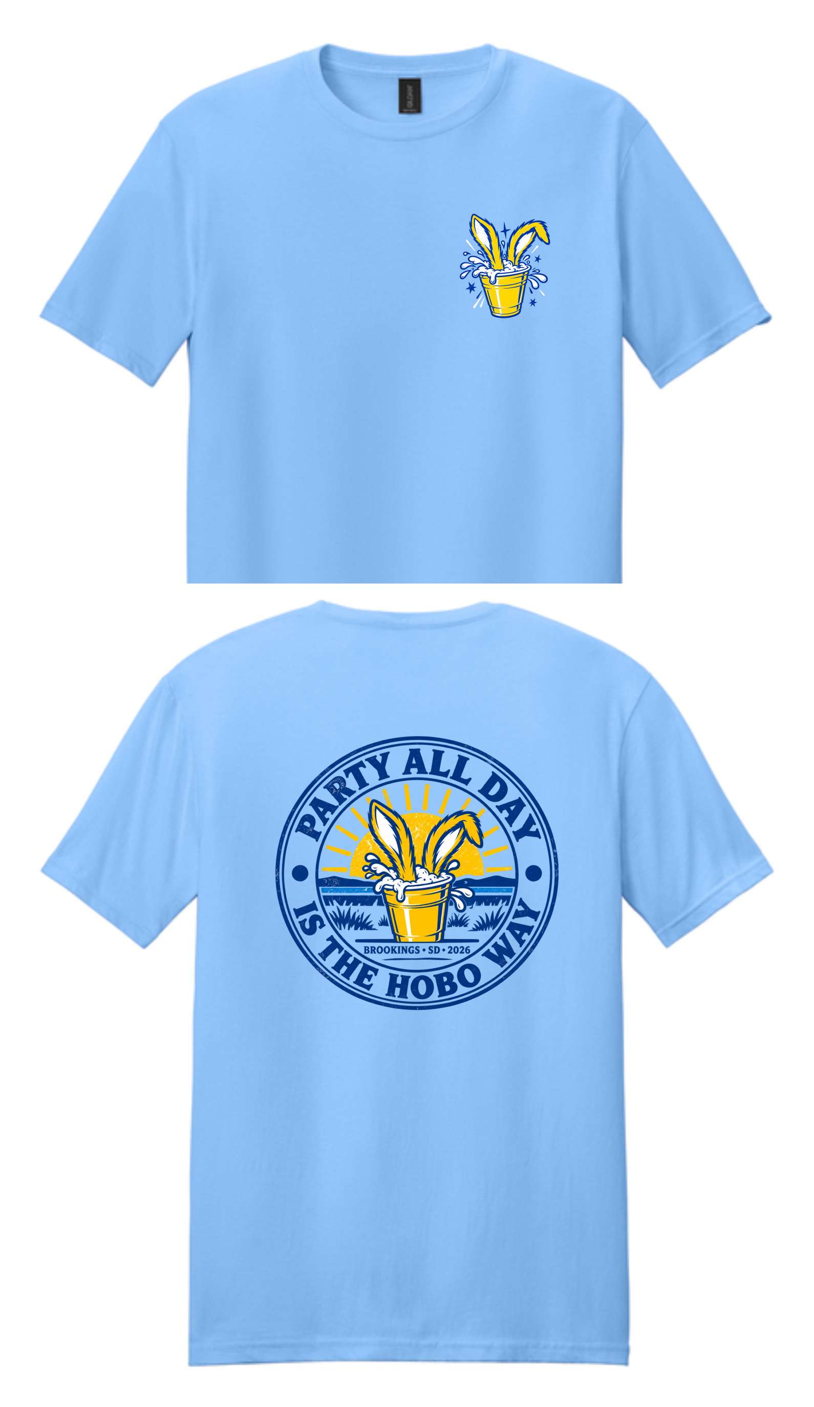 VACA - 100% Cotton T-Shirt (Front & Back)