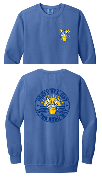 VACA-Comfort Colors RingSpun Crewneck Sweatshit (FRONT&BACK)