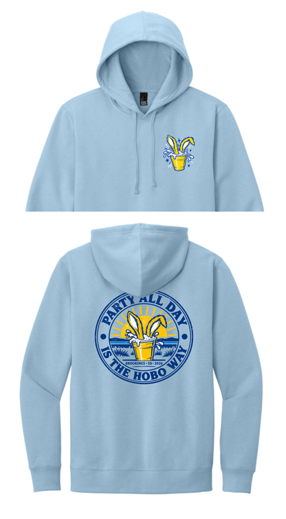 VACA- District Perfect VIT Fleece Hoodie (FRONT & BACK)
