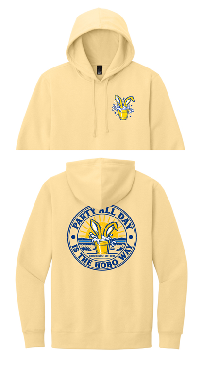VACA- District Perfect VIT Fleece Hoodie (FRONT & BACK)