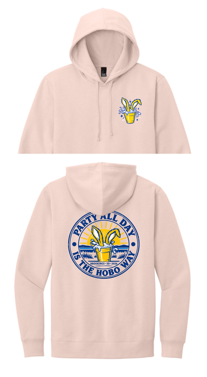 VACA- District Perfect VIT Fleece Hoodie (FRONT & BACK)