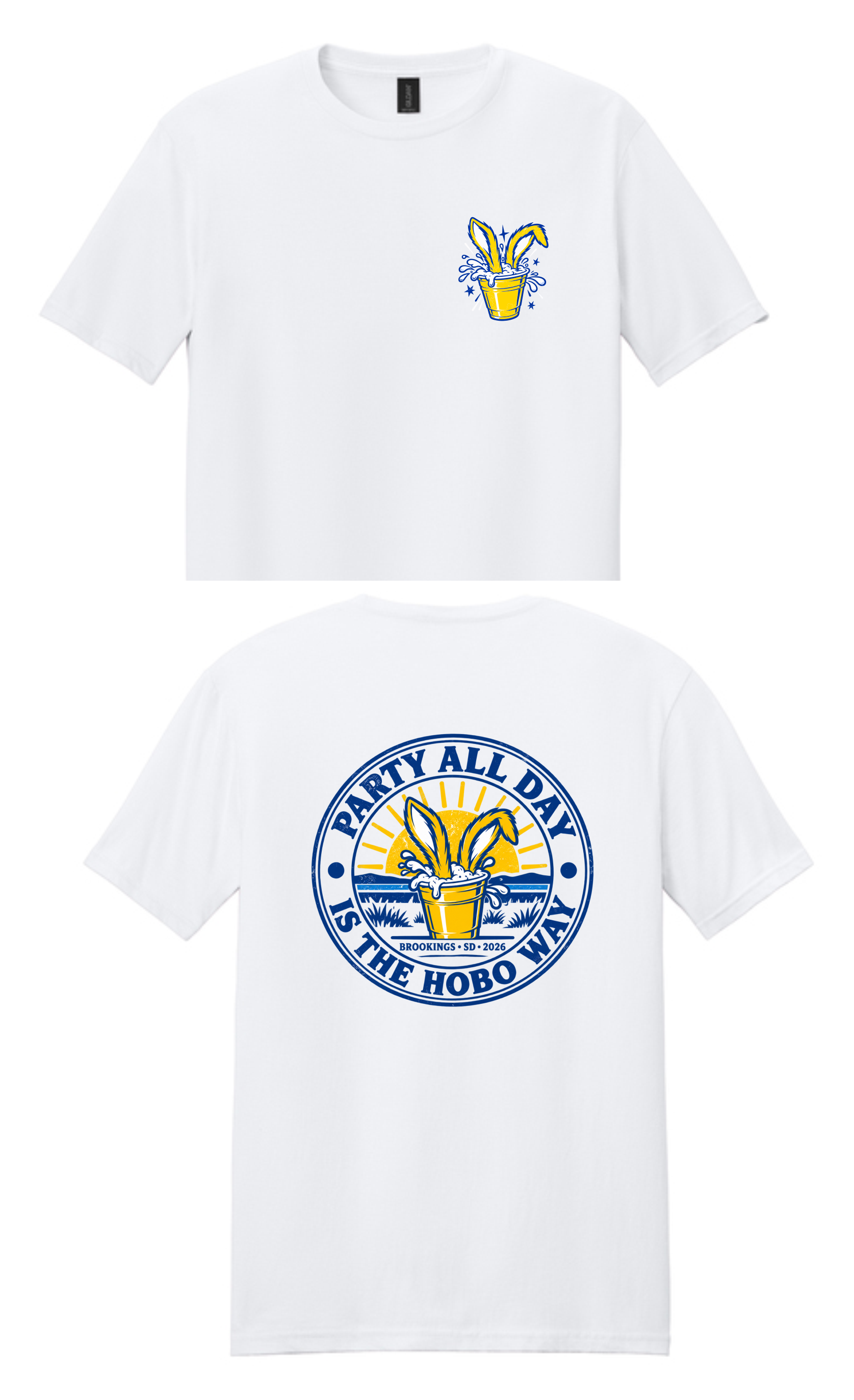 VACA - 100% Cotton T-Shirt (Front & Back)