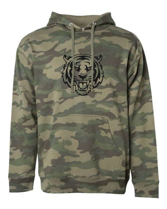 Graphic Black - Forest Camo Independent Trading Mid-Weight