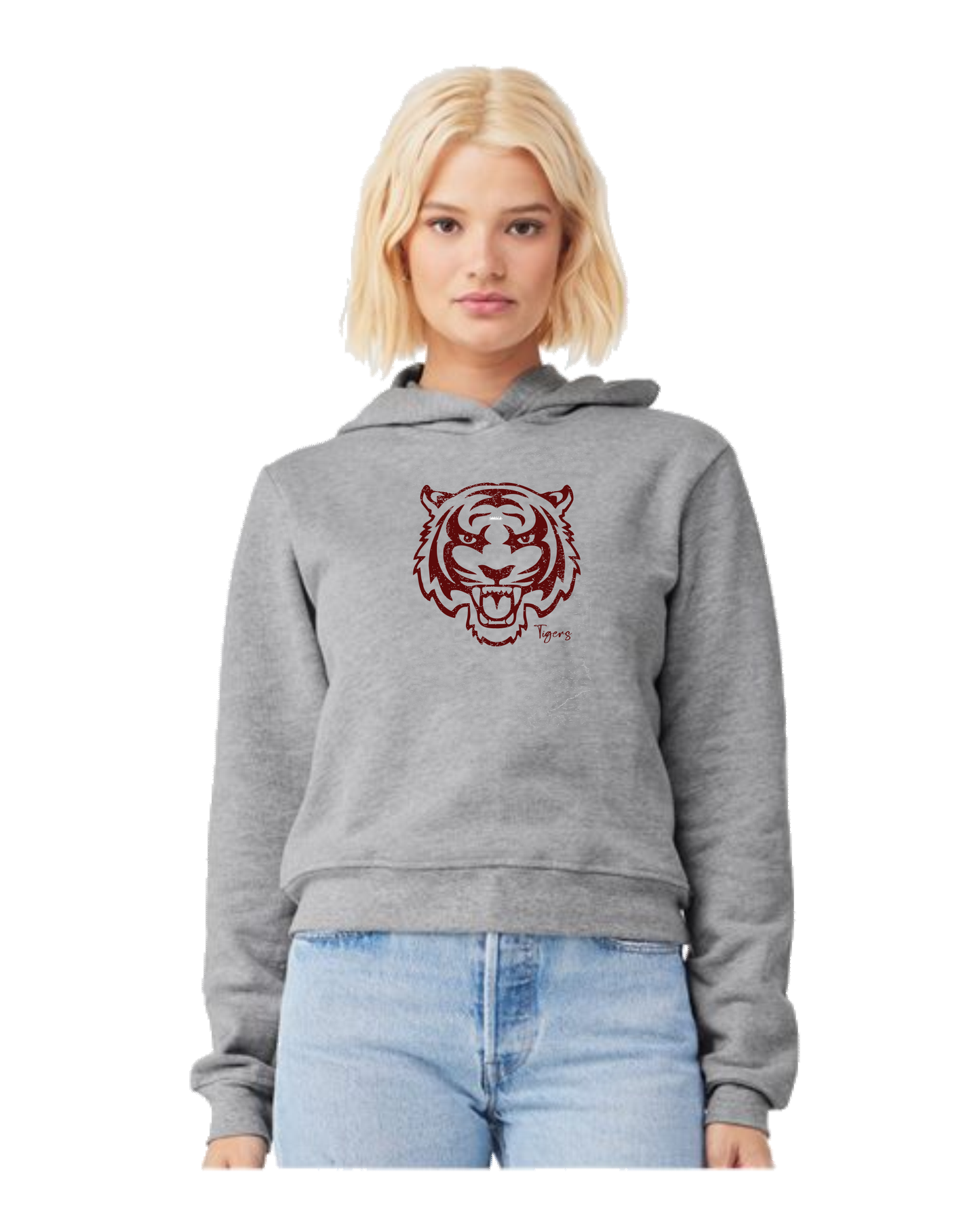 Graphic Maroon - Athletic Grey Bella+Canvas