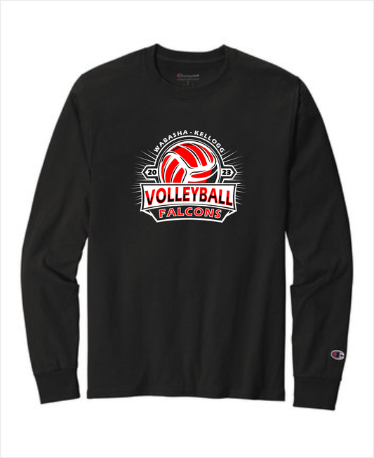 Black Graphic Champion Long-Sleeve