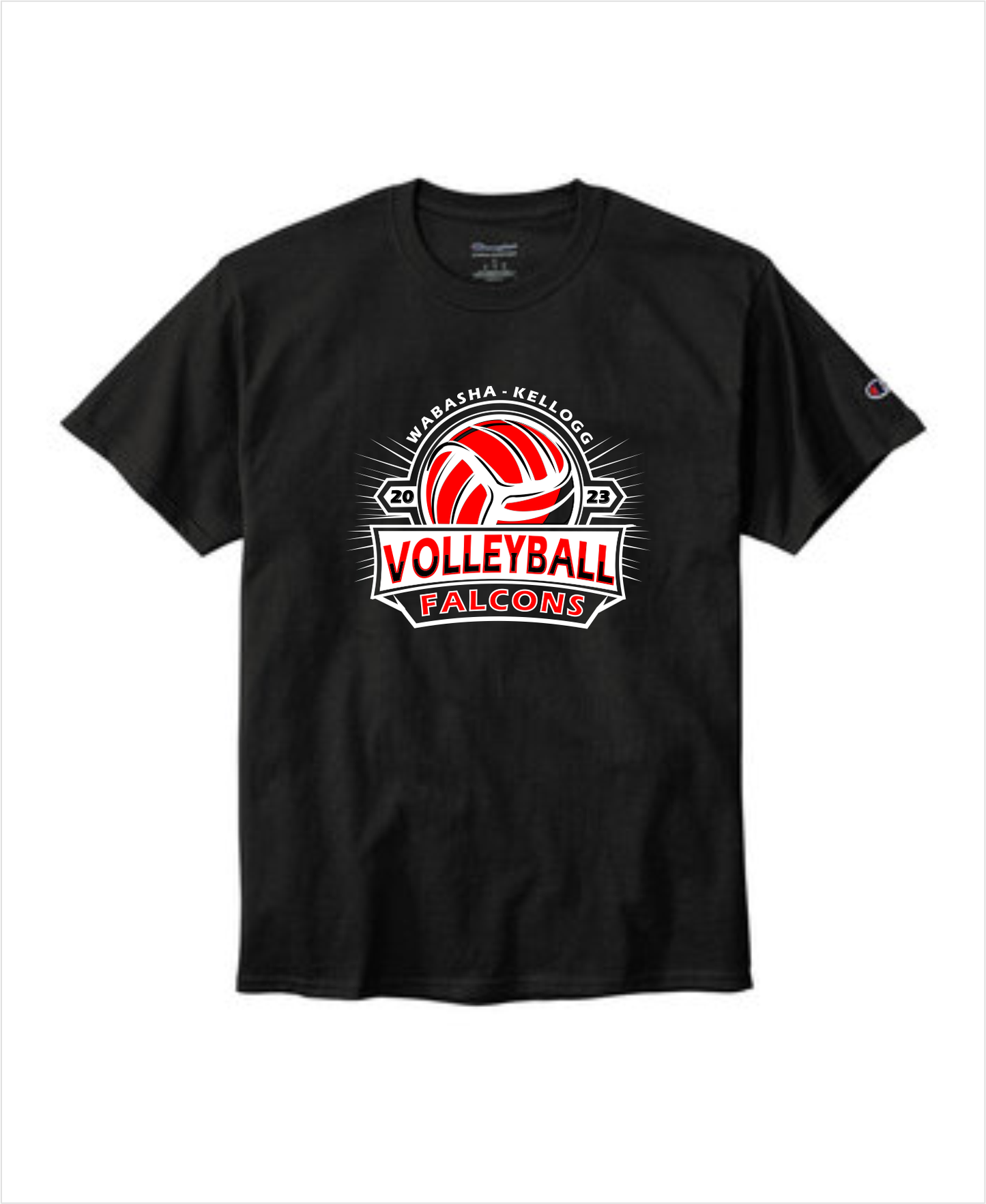 Black Graphic Champion T-Shirt