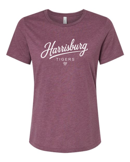 # Bella+Canvas Women’s Relaxed Fit Heather CVC Tee