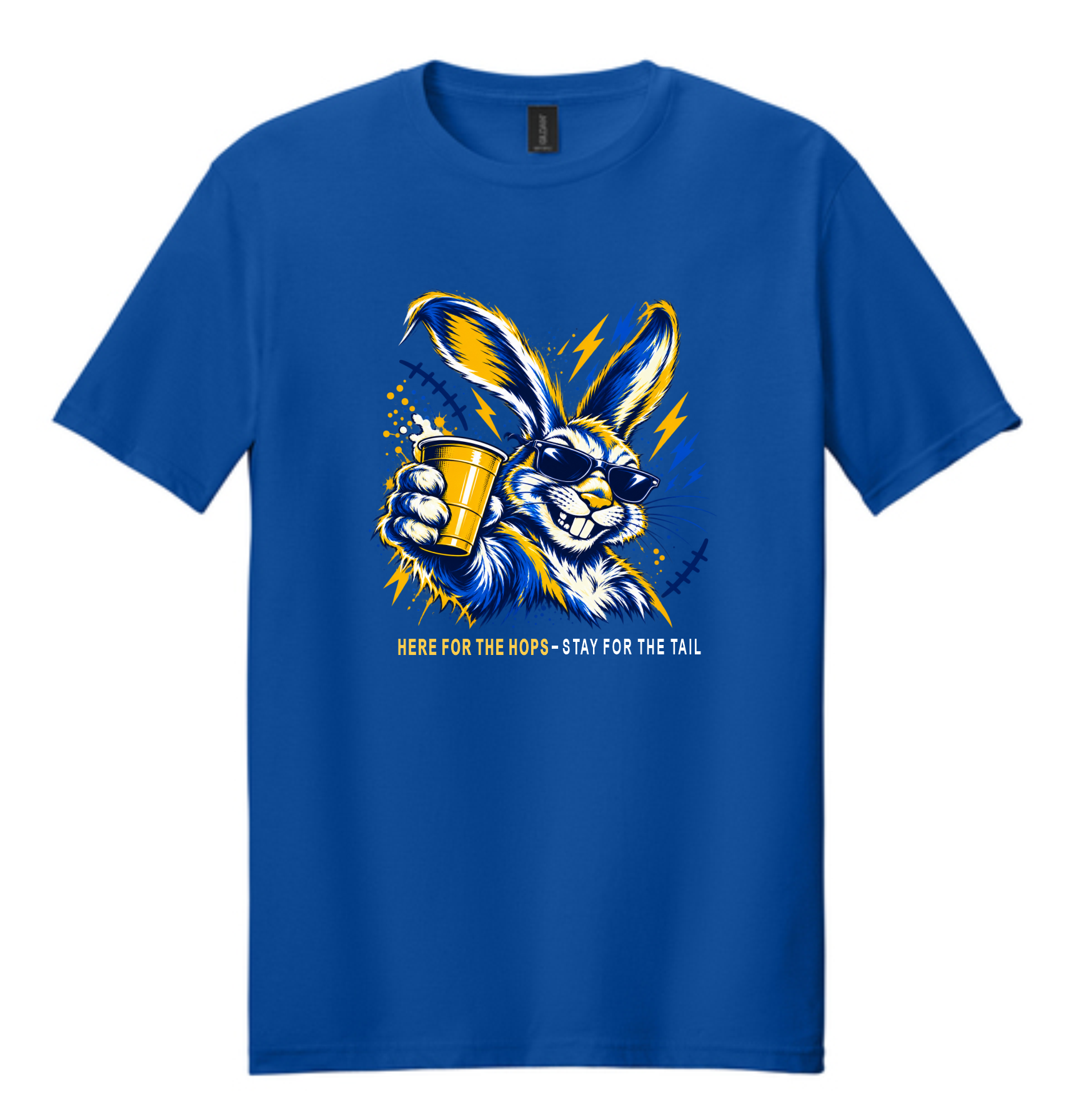 HOPS & TAIL - 100% Cotton T-Shirt