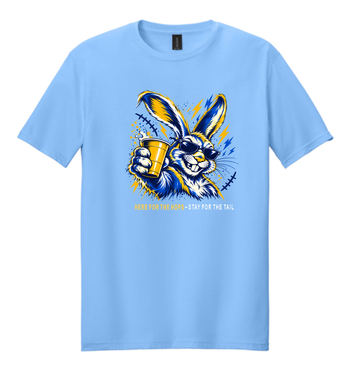 HOPS & TAIL - 100% Cotton T-Shirt