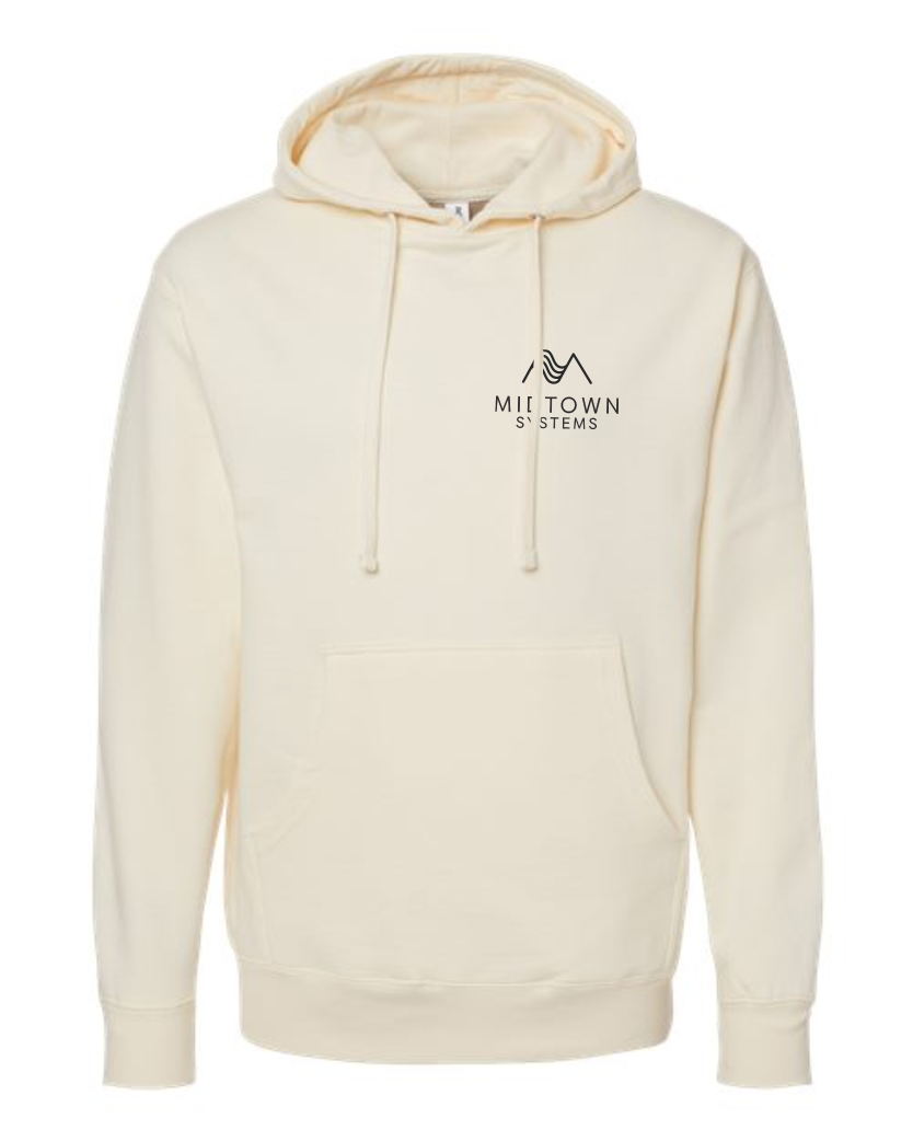 Midtown Bone Independent Mid-Weight Hooded Sweatshirt