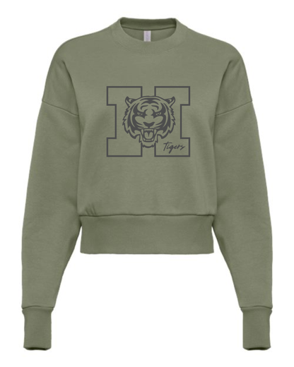 Next Level - Women's Heavyweight Crewneck Sweatshirt (A)
