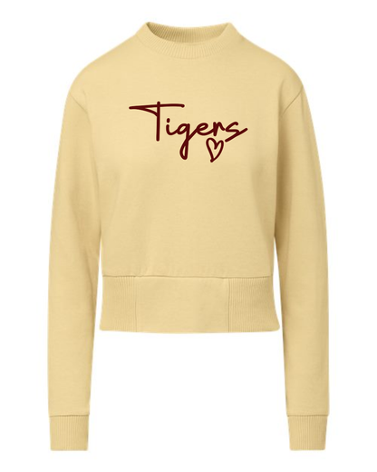 Tigers Love - Cloud Fleece Crop Crew