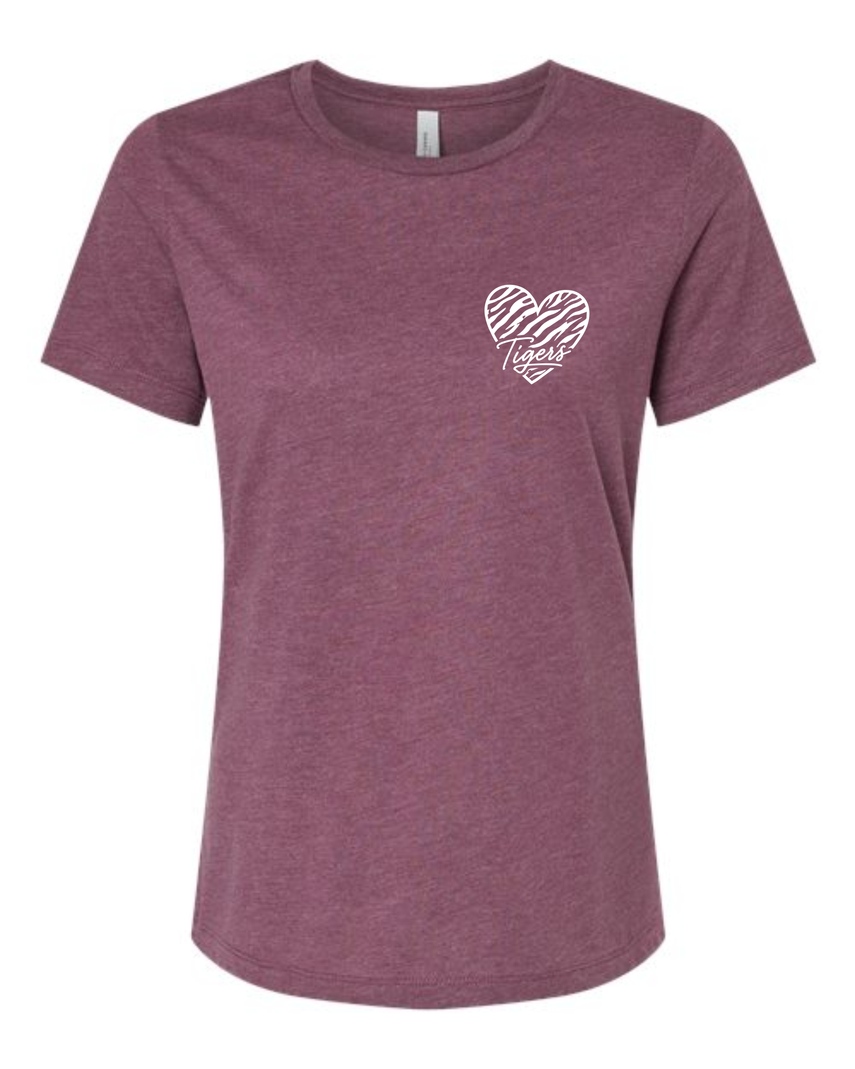 # Bella+Canvas Women’s Relaxed Fit Heather CVC Tee