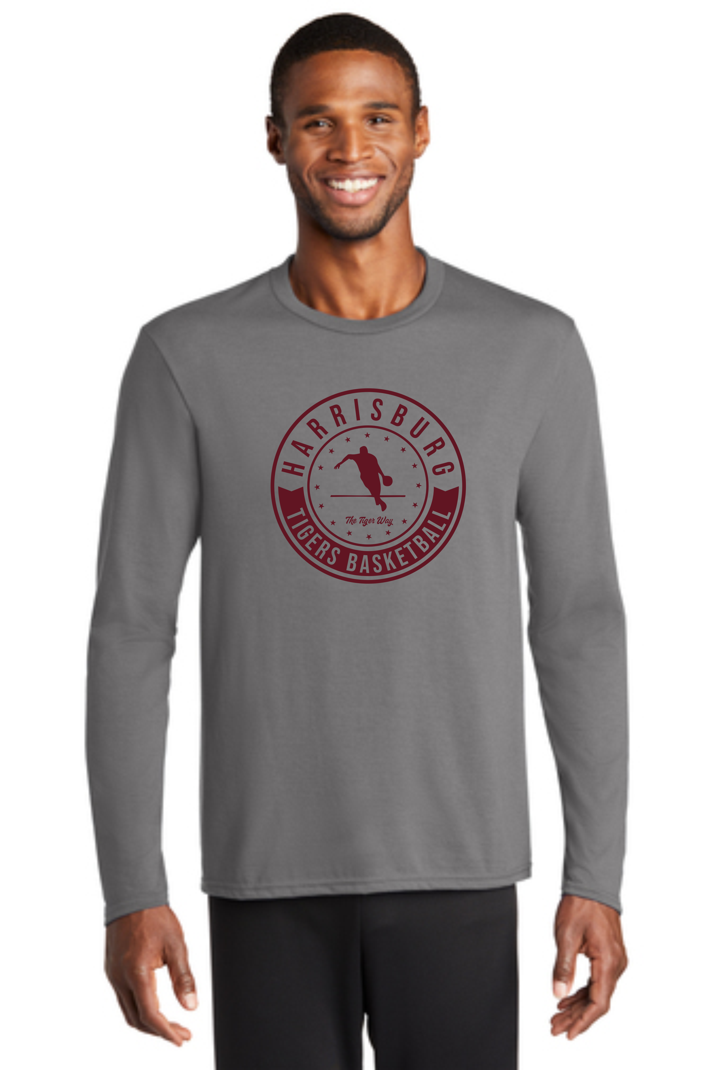 Port & Company® Long Sleeve Performance Blend Tee